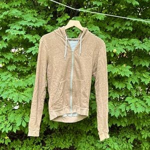 American Apparel Brown Zip Up Hoodie